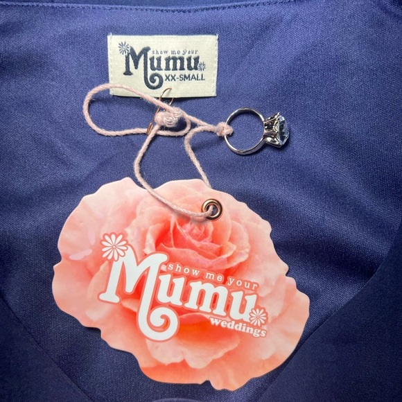 Show Me Your MuMu Geneva Crepe Gown | XXS NWT - Picture 6 of 11